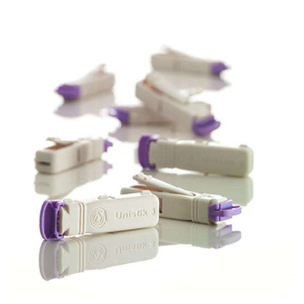 Lancet Unistik 3 30gx1.5mm Sterile Purple Incision Device 100/Bx